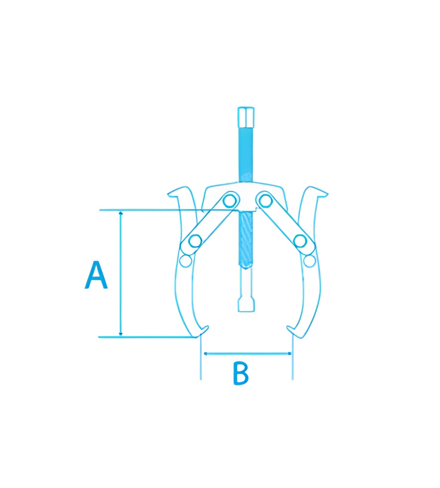 A MAX : 100 MM , B MAX : 85 MM ACEM