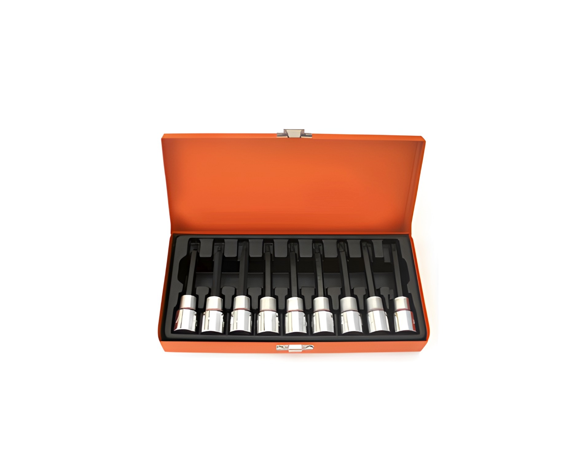 COFFRET DE 9 DOUILLES 1/2 AVEC EMBOUTS LONGS MONOBLOCS TORX  ACEM 280581210