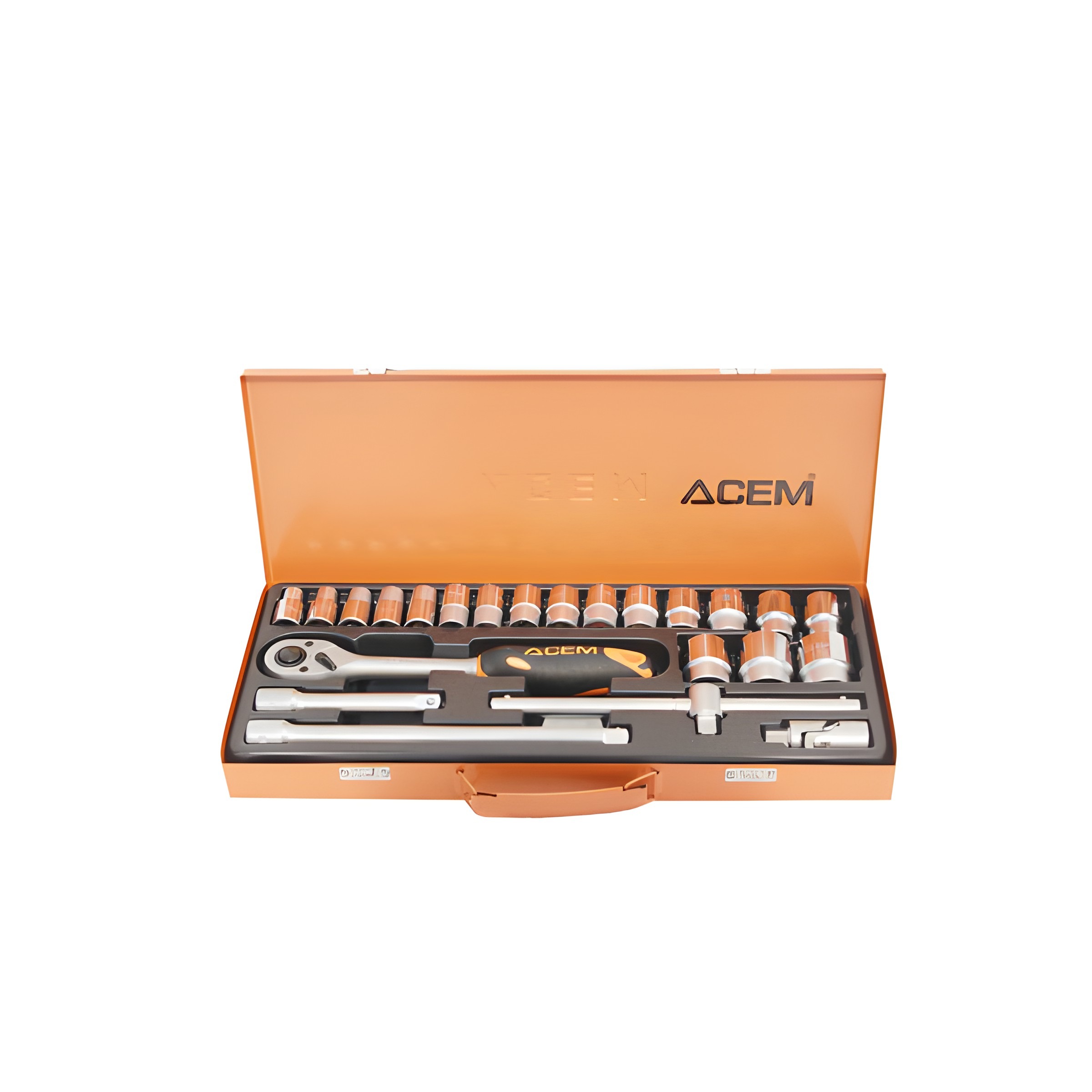 COFFRET DE DOUILLES 1/2" 6PANS ACEM 280586024