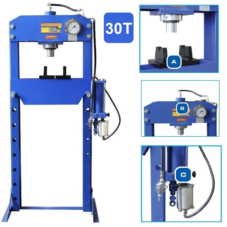 PRESSE PNEUMO-HYDRAULIQUE 30 TONNES SPIN 03.031.32LT SOMACS